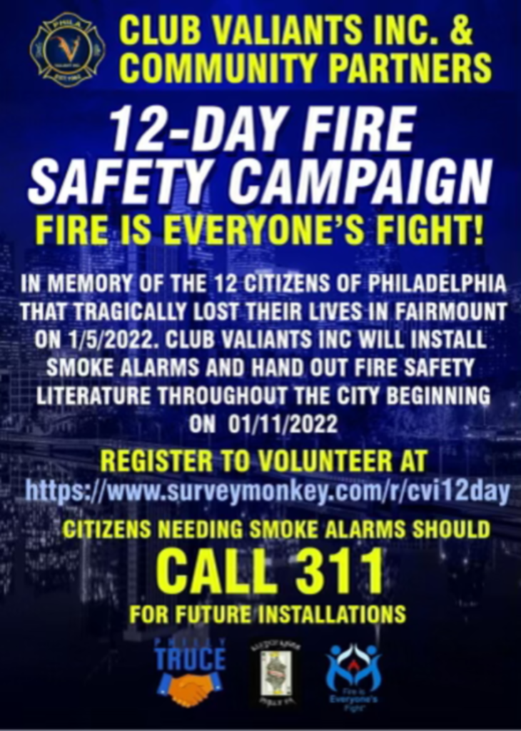 12-Day Fire Safety Campaign Flyer